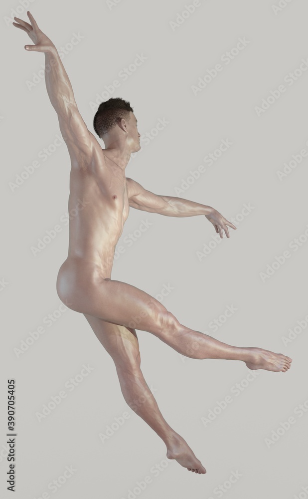 Fototapeta premium Leaping dance