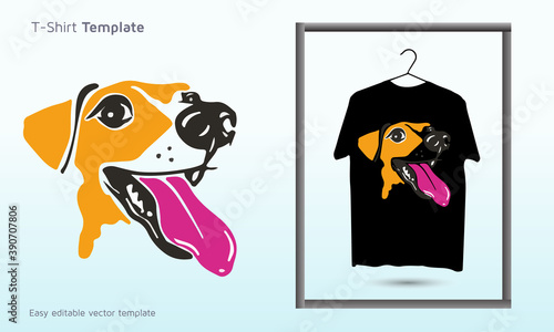 dog t shirt design, pet t-shirt template