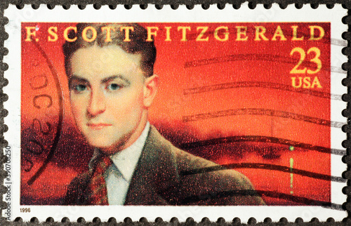 Francis Scott Fitzgerald on american postage 