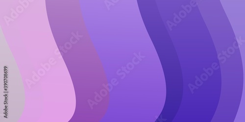 Wallpaper Mural Light Purple, Pink vector background with curved lines. Torontodigital.ca