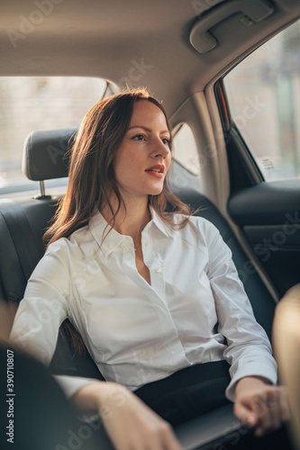 business woman in the car © eastwest photo