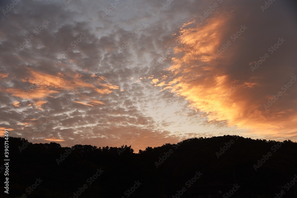 Autumn Sky and Clouds / Seasonal Background