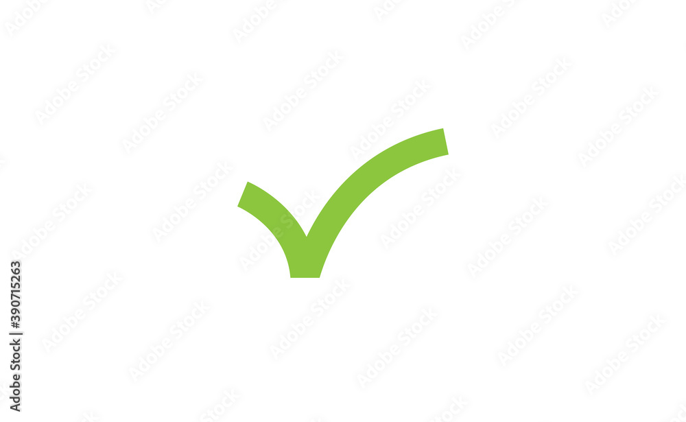 Tick check mark vector icon. Green approval symbol. Tick check mark vector icon. Green approval symbol.