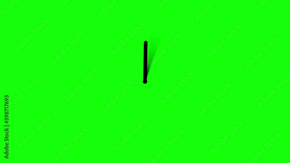 Flat Design Arrow Only Clock 24 hours Animation on White Background and Green Screen Flat Design Arrow Only Clock 24 hours Animation on White Background and Green Screen