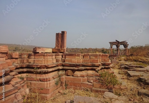 Ashapuri Temple Ruins at Bhopal, Madhya Pradesh  photo