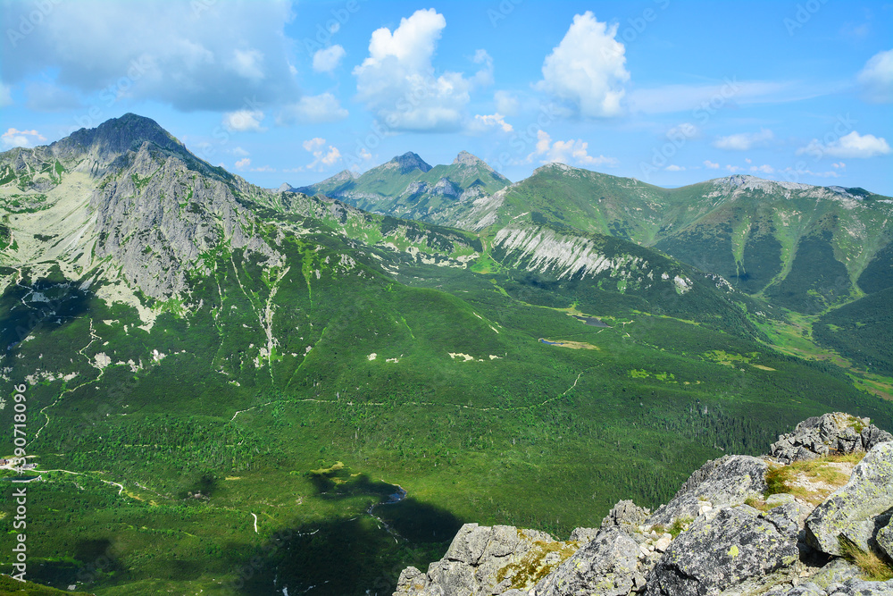 Tatra Mountains in Slovakia, beautiful mountain landscape