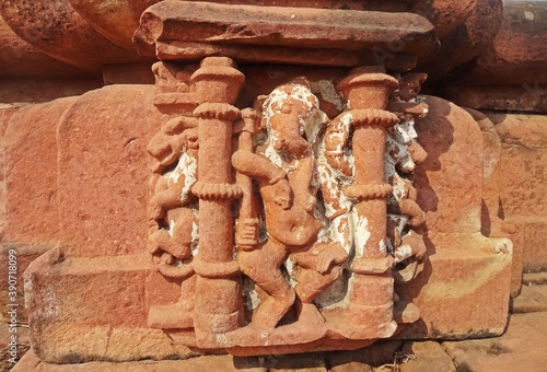 Ashapuri Temple Ruins at Bhopal, Madhya Pradesh  photo