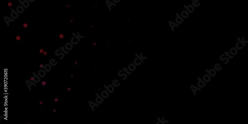 Dark blue, red vector texture with disease symbols.