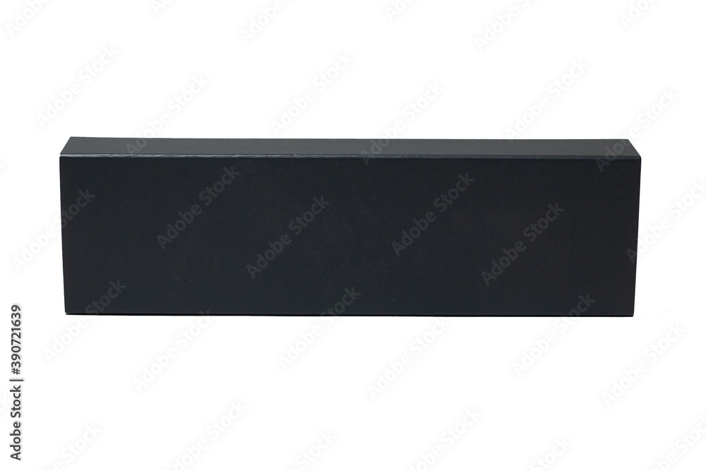 Gift box with handle on white isolated background Gift box with handle on white isolated background