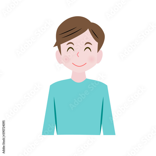 笑顔の男性