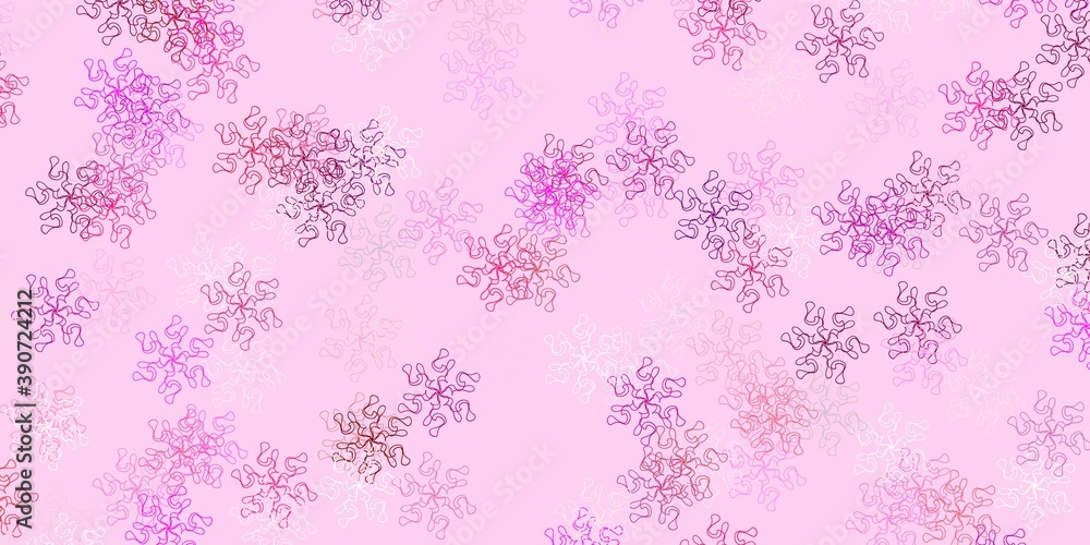 Light pink vector natural backdrop with flowers. Light pink vector natural backdrop with flowers.