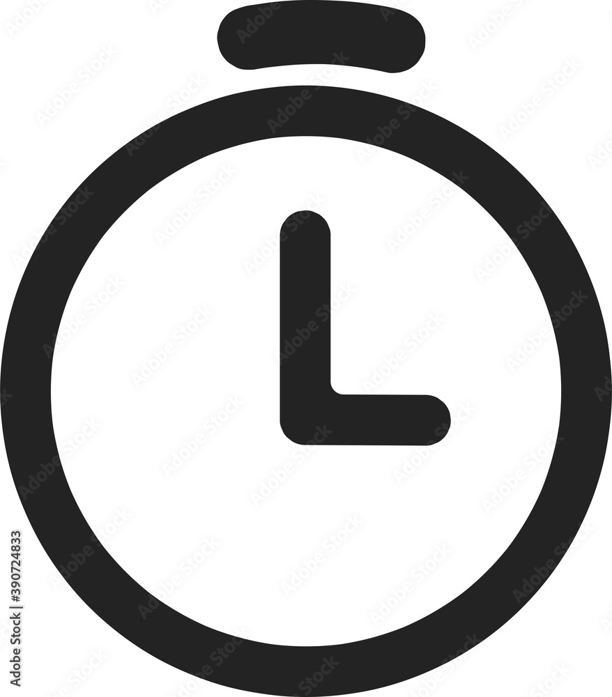 Stopwatch timer flat icon for apps and websites Stopwatch timer flat icon for apps and websites