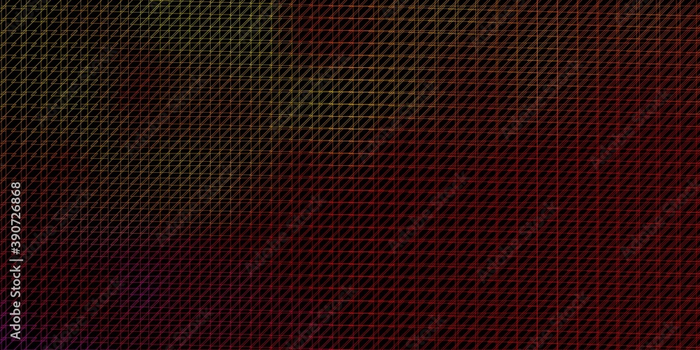 Obraz premium Dark Pink, Yellow vector layout with lines.