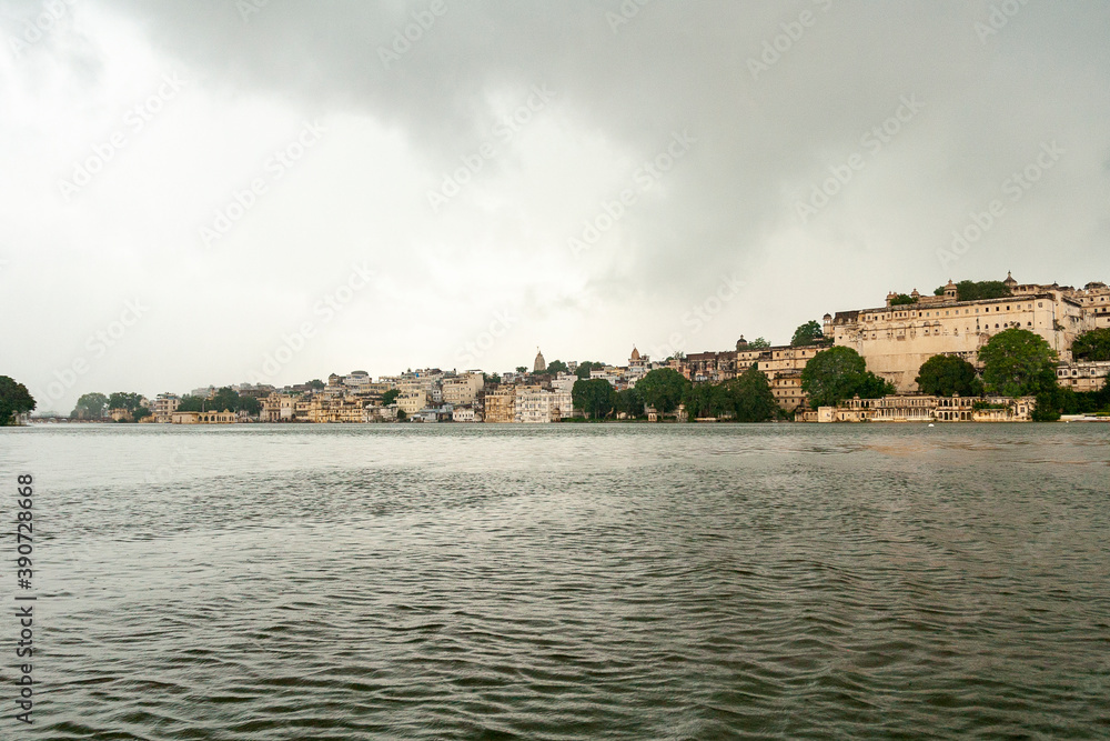 City view of Udaipur in India