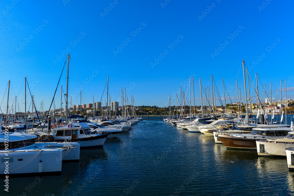 Douro Marina in in Vila Nova de Gaia, Portugal