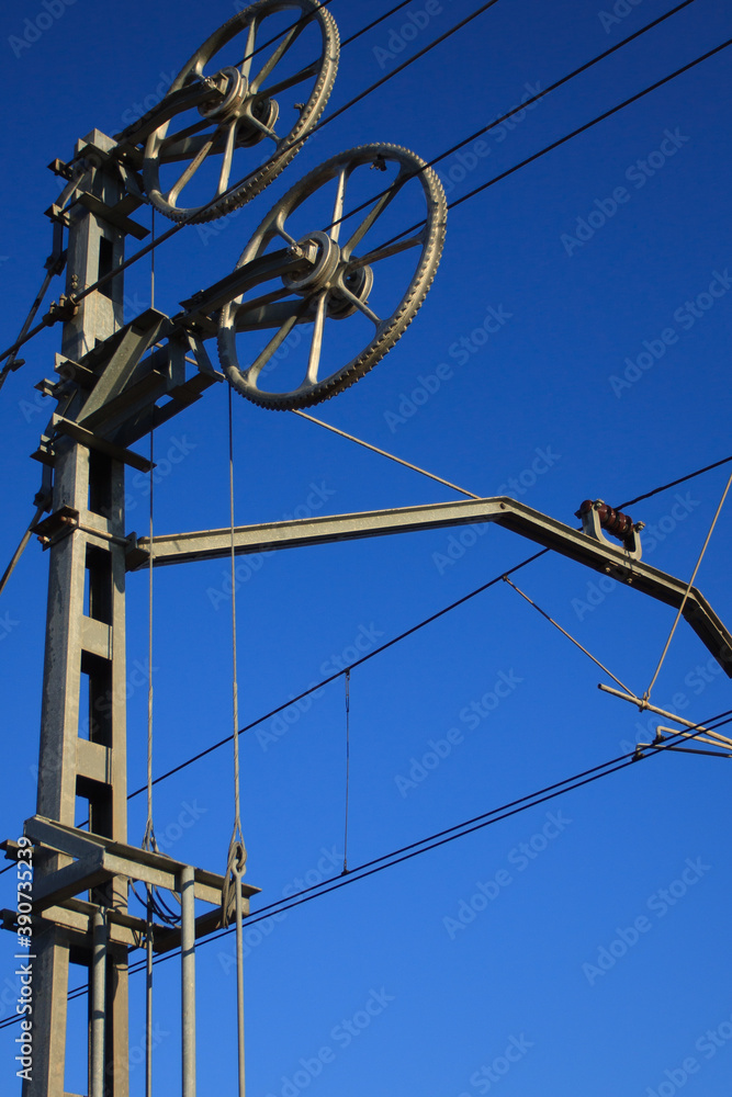 Electric lie for train.
Electric lie for train.