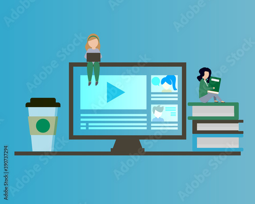 learning and training courses to boost your skills vector