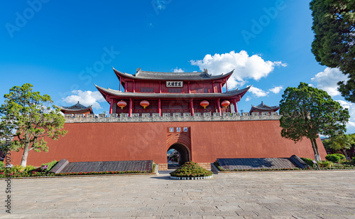 Zhencheng Building, Weishan Ancient City, Weishan County, Yunnan, China photo