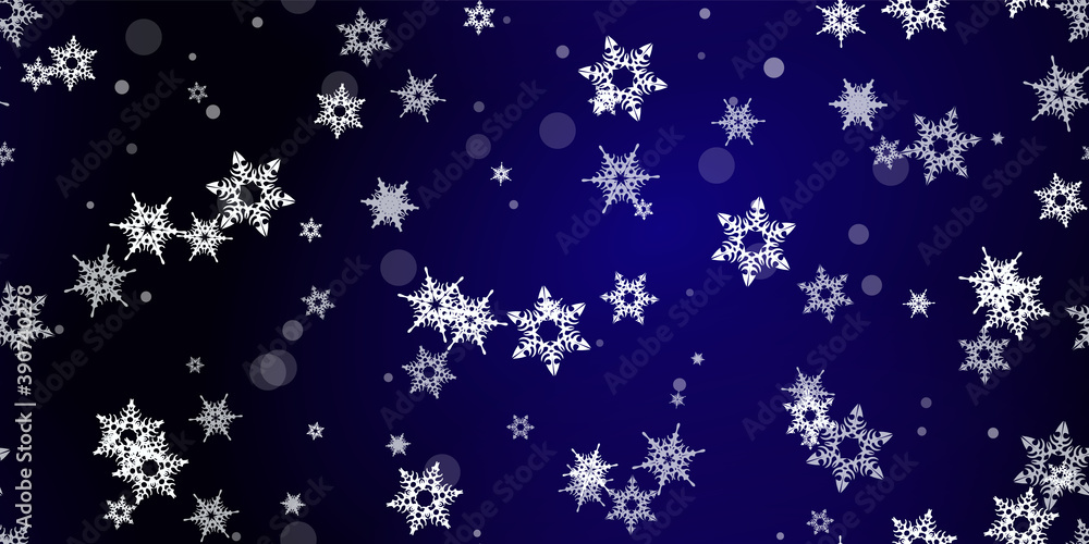 Falling Snowflakes seamless pattern flying snow Falling Snowflakes seamless pattern flying snow