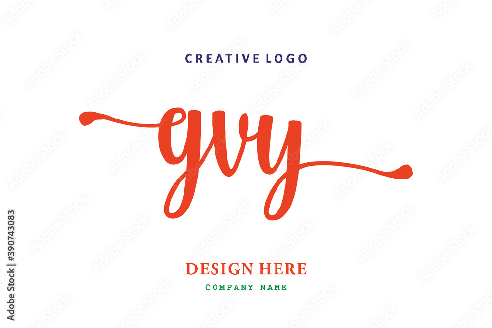 GVY lettering logo is simple, easy to understand and authoritative GVY lettering logo is simple, easy to understand and authoritative