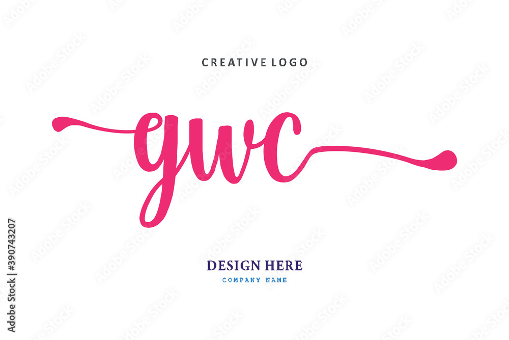 GWC lettering logo is simple, easy to understand and authoritative