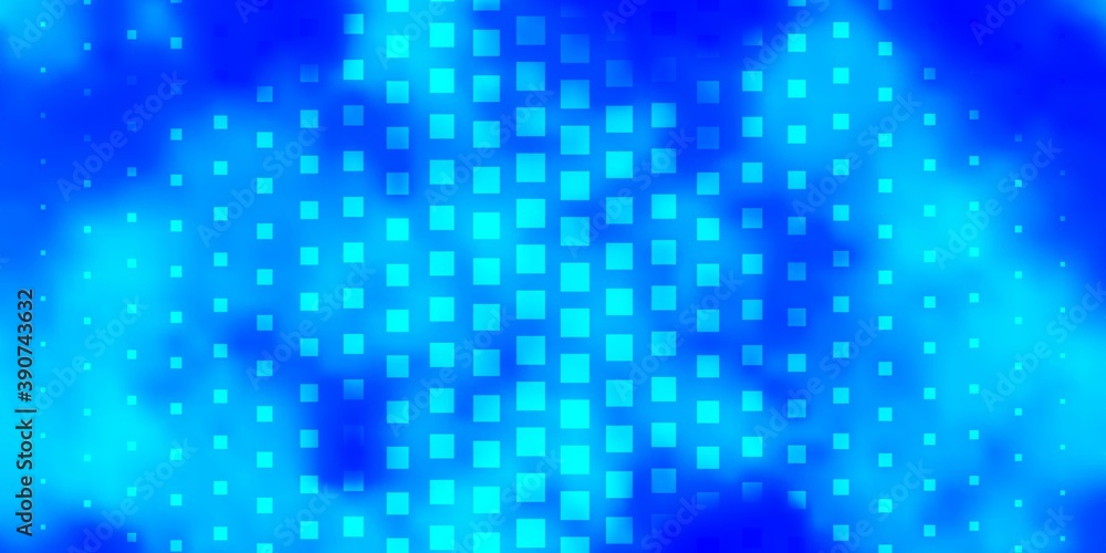 Light BLUE vector template with rectangles.