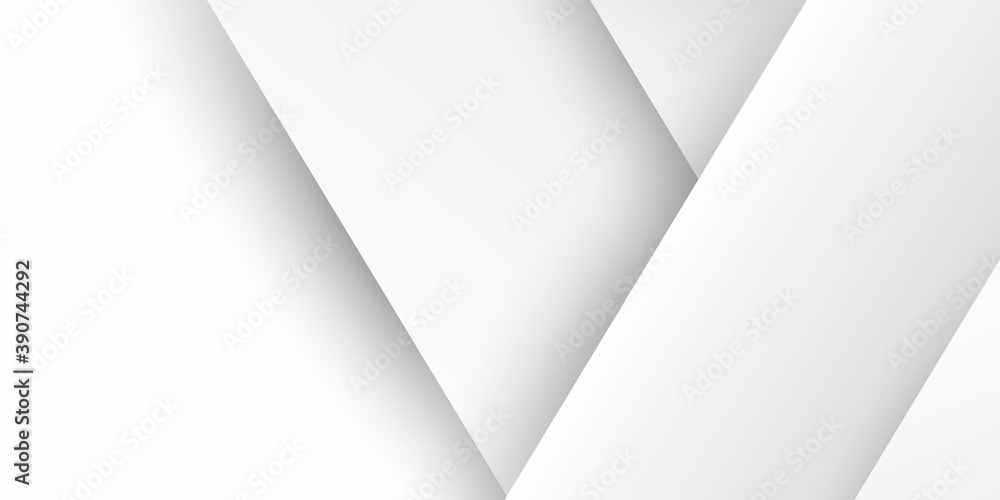 Abstract simple grey white 3D hi-tech polygonal corporate background 