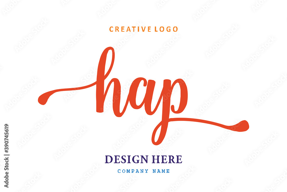 HAP lettering logo is simple, easy to understand and authoritative HAP lettering logo is simple, easy to understand and authoritative