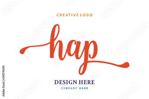 HAP lettering logo is simple, easy to understand and authoritative