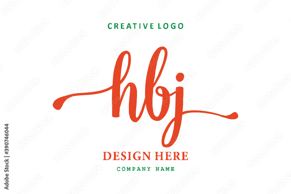 HBJ lettering logo is simple, easy to understand and authoritative HBJ lettering logo is simple, easy to understand and authoritative