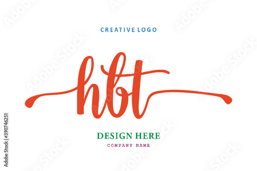 HBT lettering logo is simple, easy to understand and authoritative