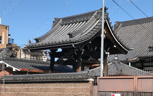 東寺近くの福田寺の鐘（京都）- Fukudenji Temple, Kyoto, Japan