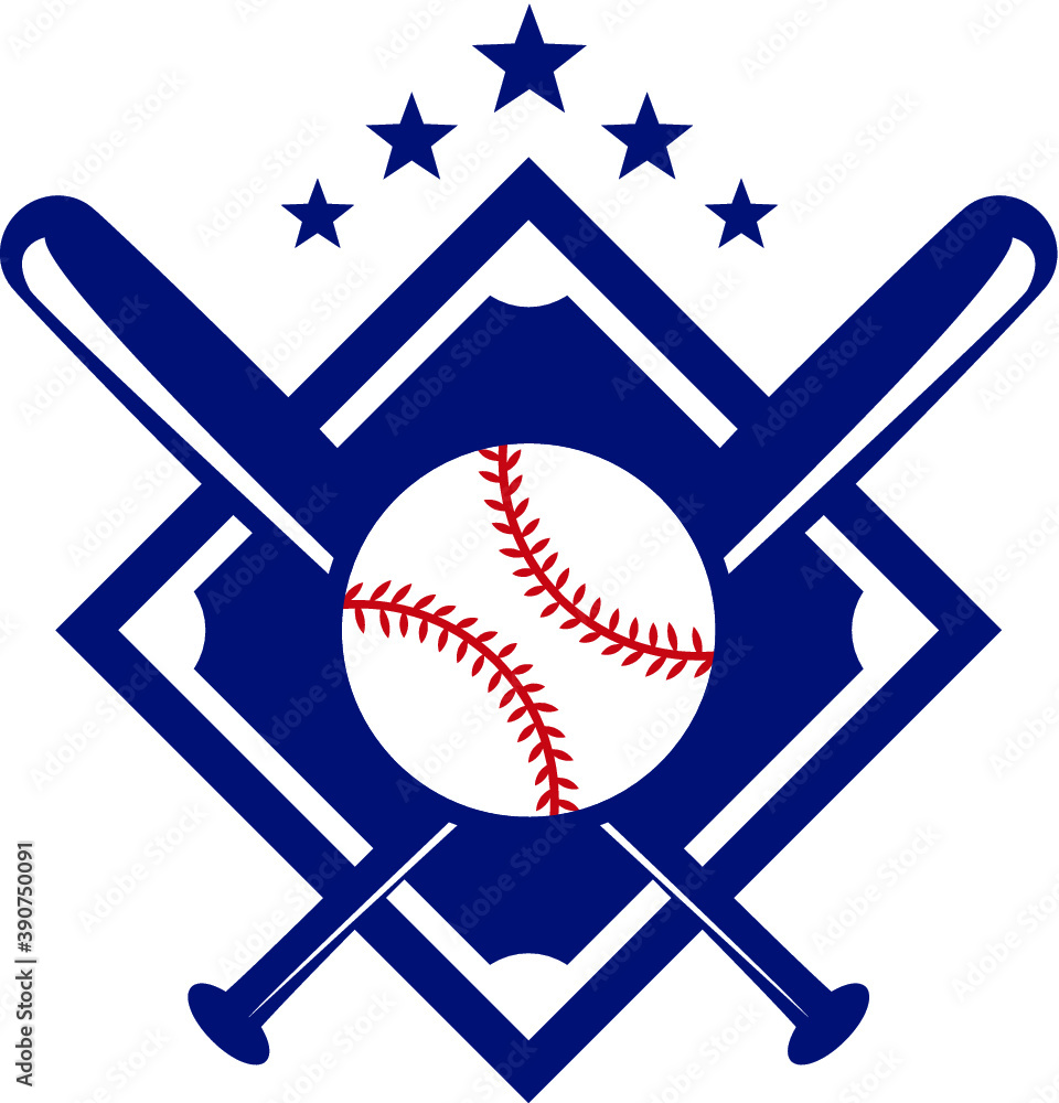 baseball sports old logos and vector image baseball sports old logos and vector image