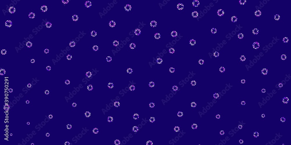 Light purple, pink vector layout with circle shapes.