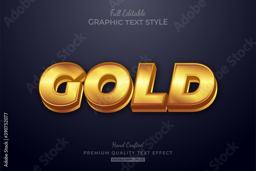 Gold Elegant Editable Text Effect