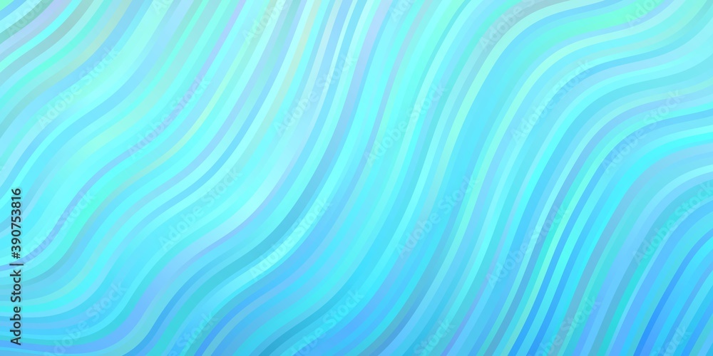 Light BLUE vector backdrop with bent lines. Light BLUE vector backdrop with bent lines.