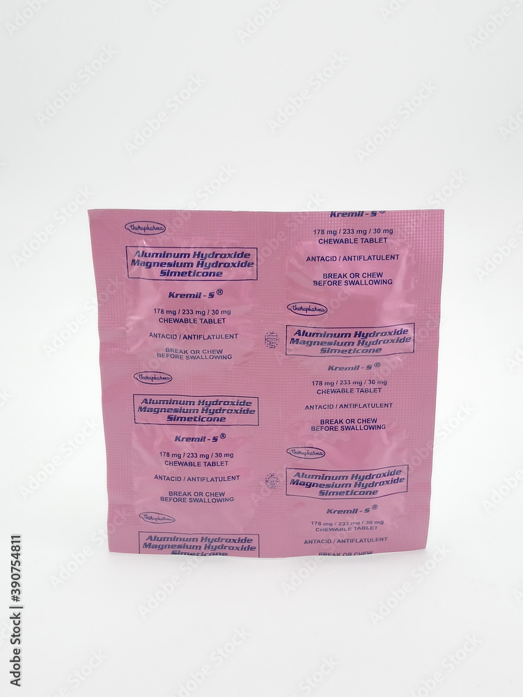 Kremil S antacid tablet in Manila, Philippines 스톡 사진 Adobe Stock