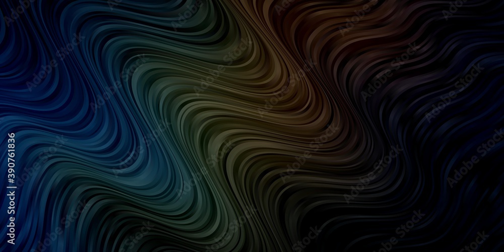 Dark Blue, Yellow vector texture with circular arc. Dark Blue, Yellow vector texture with circular arc.