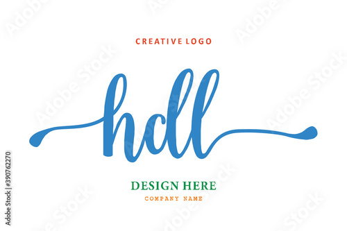 HDL lettering logo is simple, easy to understand and authoritative