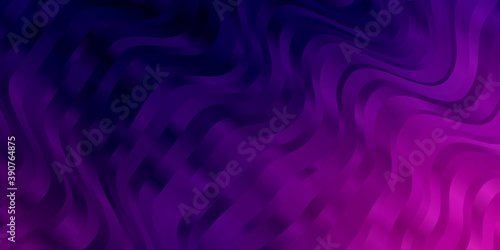 Dark Purple vector template with wry lines.