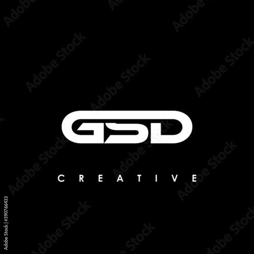 GSD Letter Initial Logo Design Template Vector Illustration	
 photo