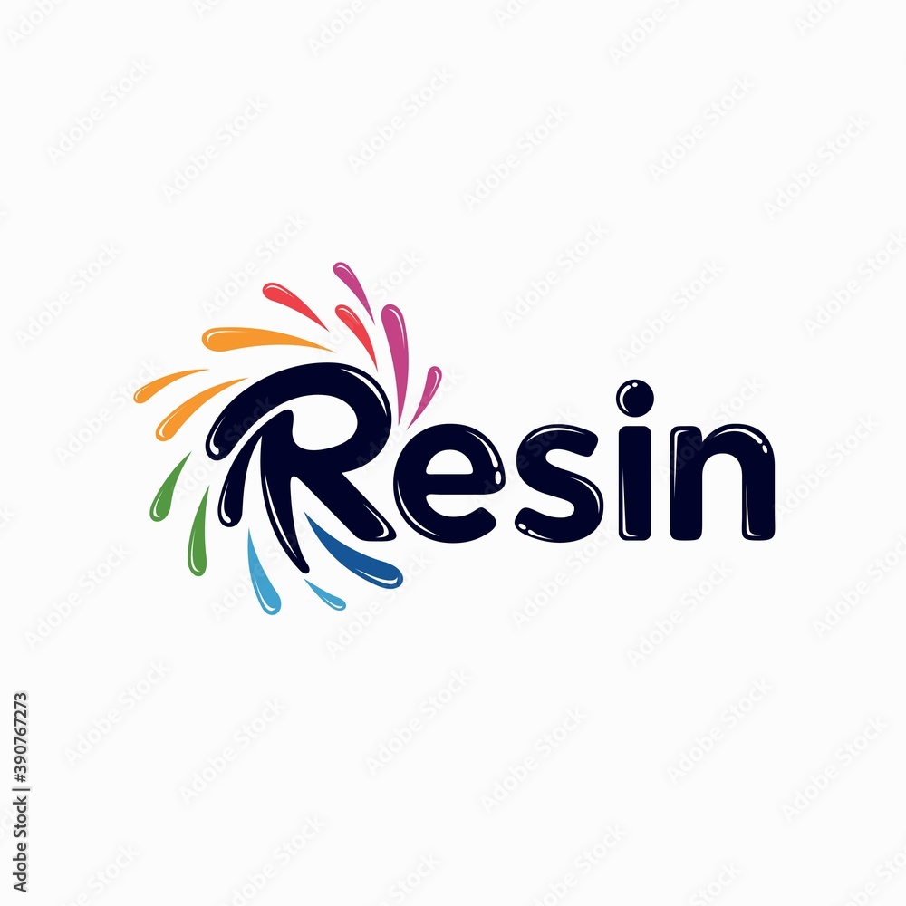 Resin Logo With Splash Resin Lettering Vector Stock Vector Adobe Stock resin-logo-with-splash-resin-lettering-vector-stock-vector-adobe-stock