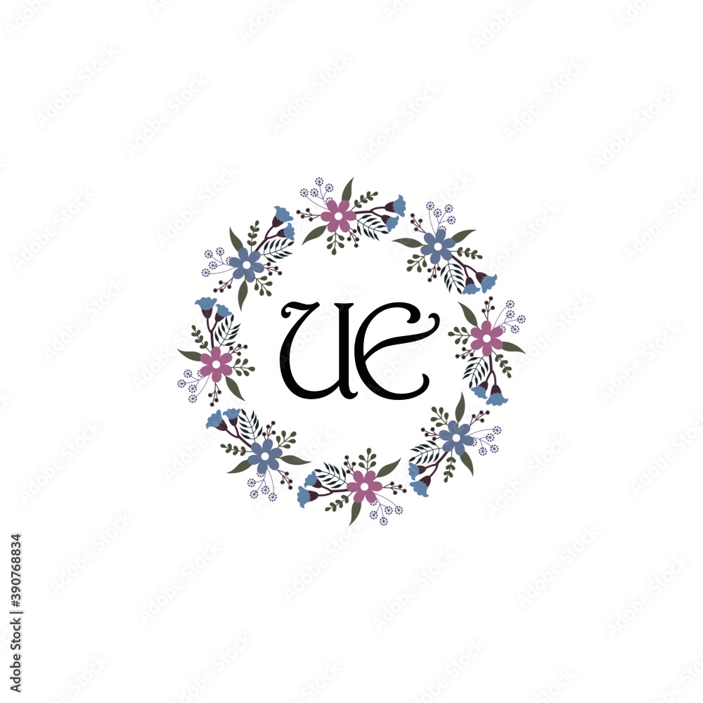 Initial UE Handwriting, Wedding Monogram Logo Design, Modern Minimalistic and Floral templates for Invitation cards
Initial UE Handwriting, Wedding Monogram Logo Design, Modern Minimalistic and Floral templates for Invitation cards