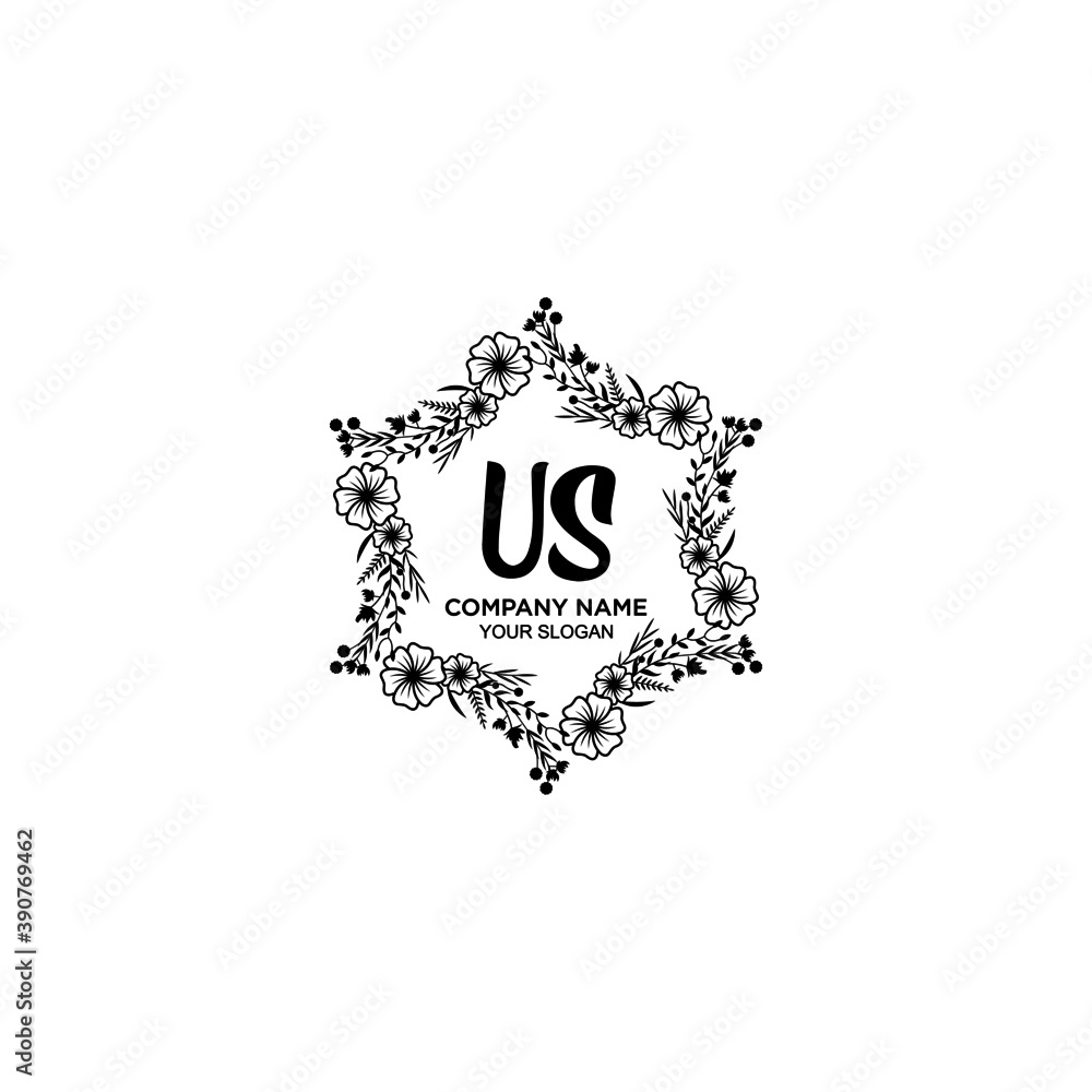 Initial US Handwriting, Wedding Monogram Logo Design, Modern Minimalistic and Floral templates for Invitation cards
Initial US Handwriting, Wedding Monogram Logo Design, Modern Minimalistic and Floral templates for Invitation cards