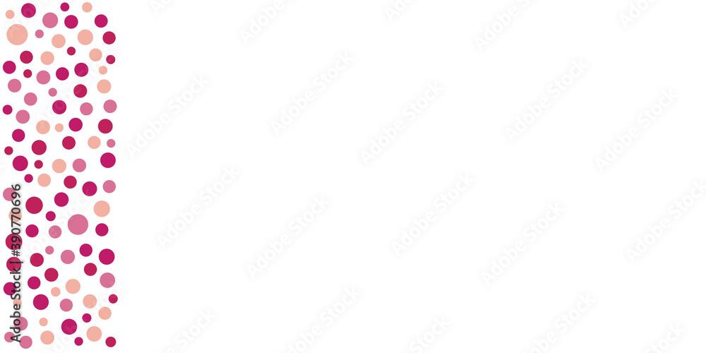 Obraz premium Pink red yellow white dot abstract background