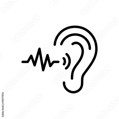 Black line icon for frequent