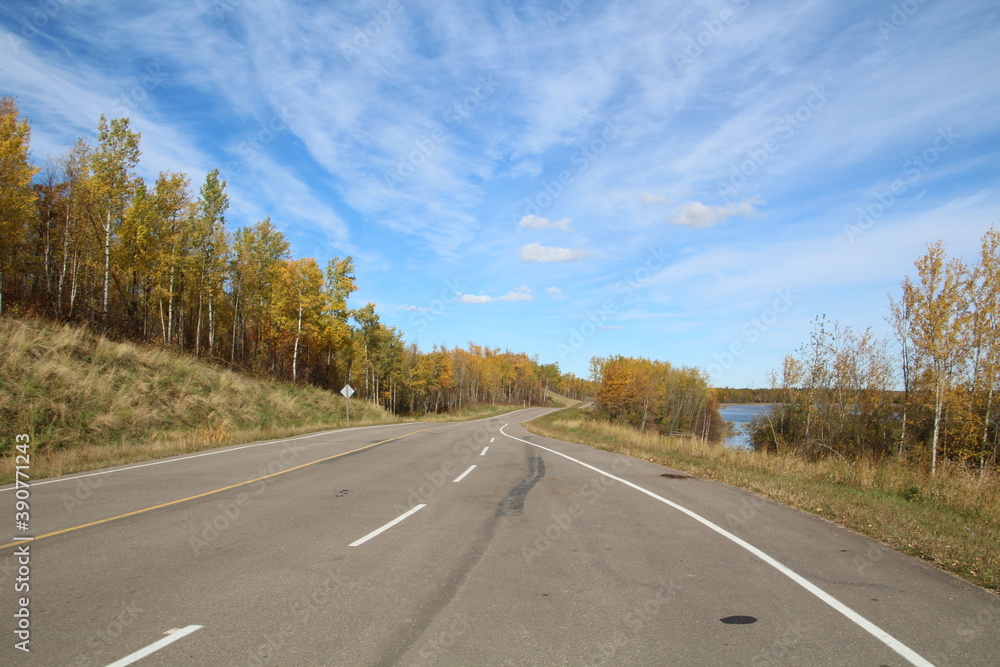 On The Road Again, Elk Island National Park, Alberta On The Road Again, Elk Island National Park, Alberta