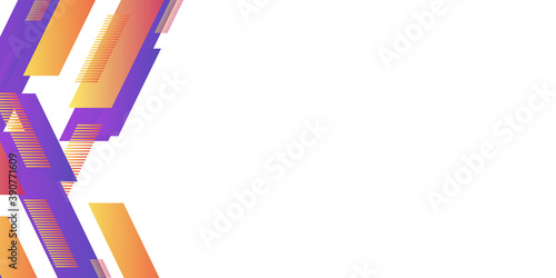 Abstract modern background gradient color. Orange yellow and purple gradient with stripes lines decoration. 