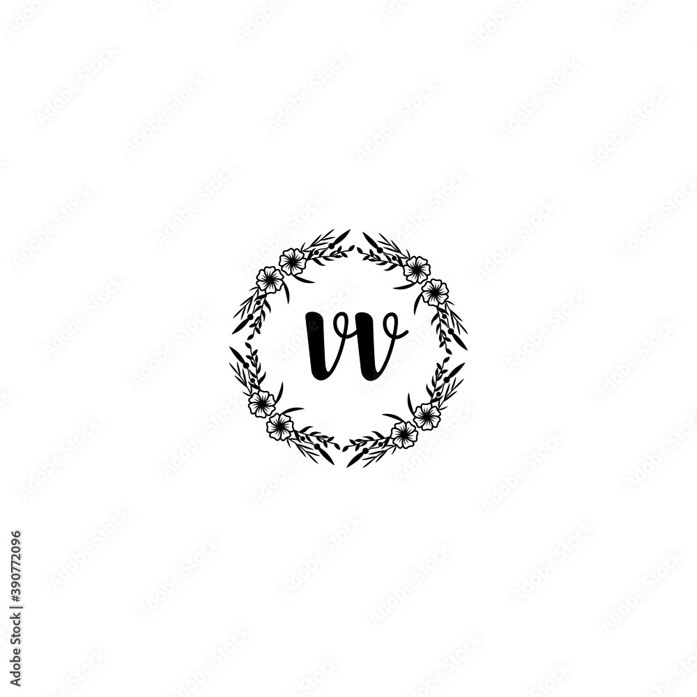 Initial VV Handwriting, Wedding Monogram Logo Design, Modern Minimalistic and Floral templates for Invitation cards
Initial VV Handwriting, Wedding Monogram Logo Design, Modern Minimalistic and Floral templates for Invitation cards