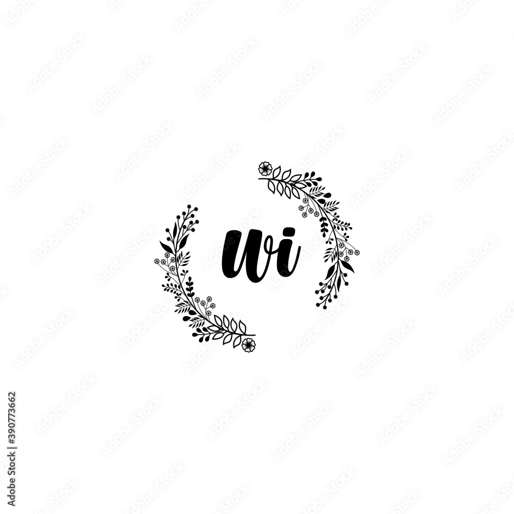 Initial WI Handwriting, Wedding Monogram Logo Design, Modern Minimalistic and Floral templates for Invitation cards
Initial WI Handwriting, Wedding Monogram Logo Design, Modern Minimalistic and Floral templates for Invitation cards